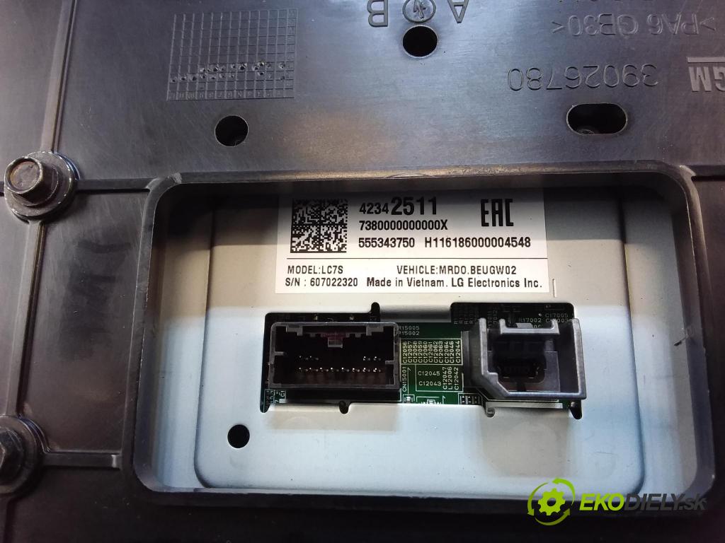 Opel Astra 2016 displej Radio / GPS 42342511