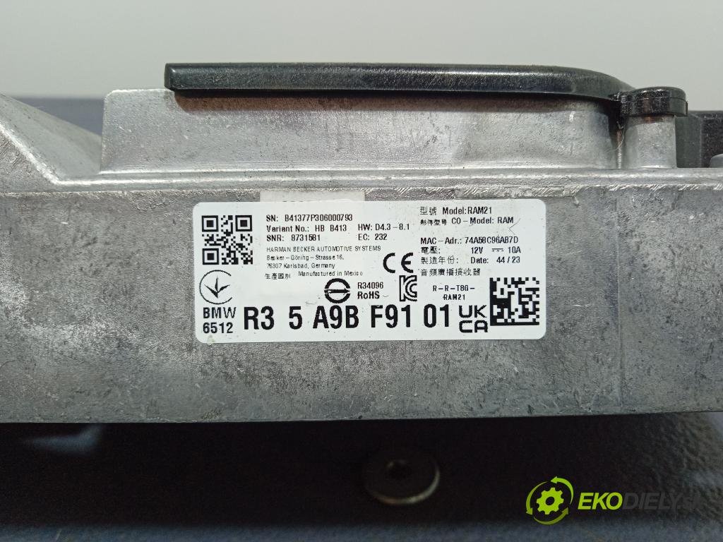 Bmw X3 2023 Zesilovač: Rádio: Navigacia: 5A9BF91