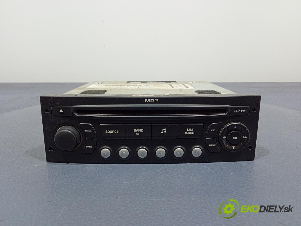 Citroen C2 2006 Radio I Navigácia: 9666650677