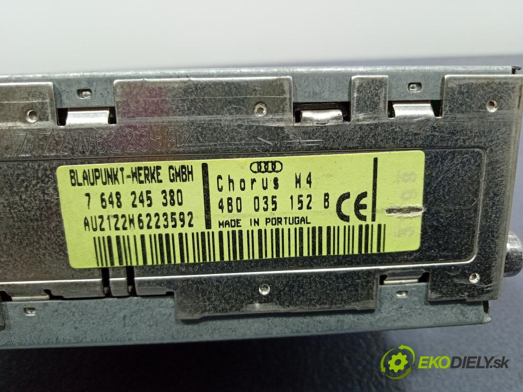 Audi A6 1998 Radio I Navigácia: 4B0035152B