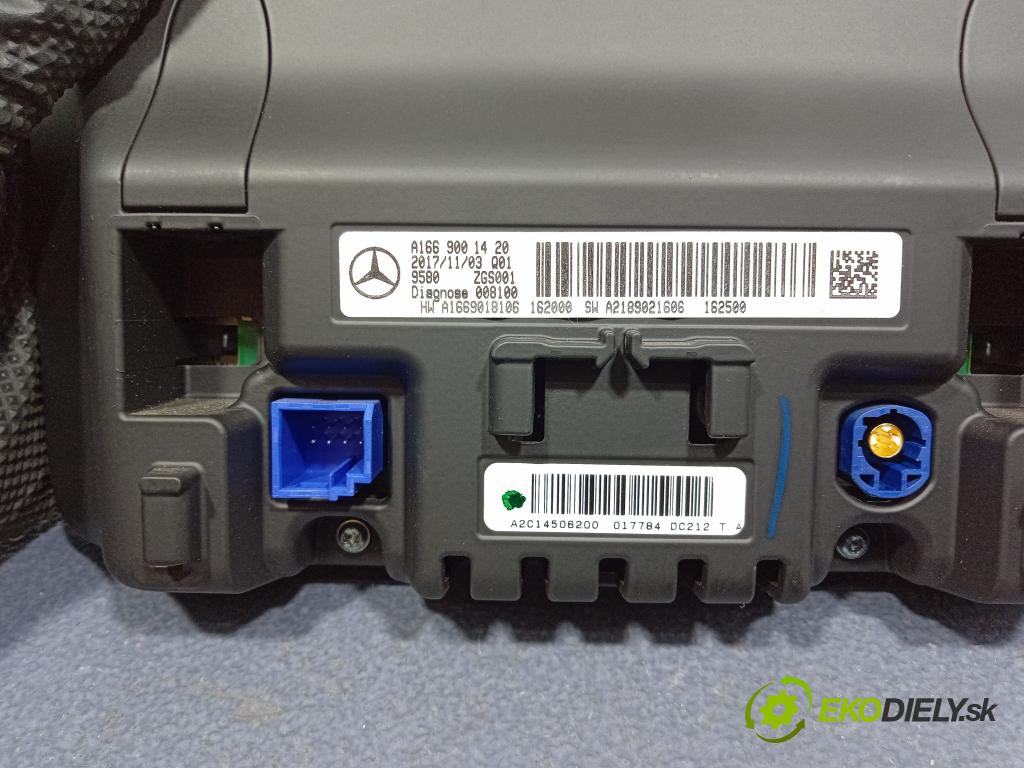 Mercedes GLS-Klasa 2017 displej Radio / GPS A1669001420