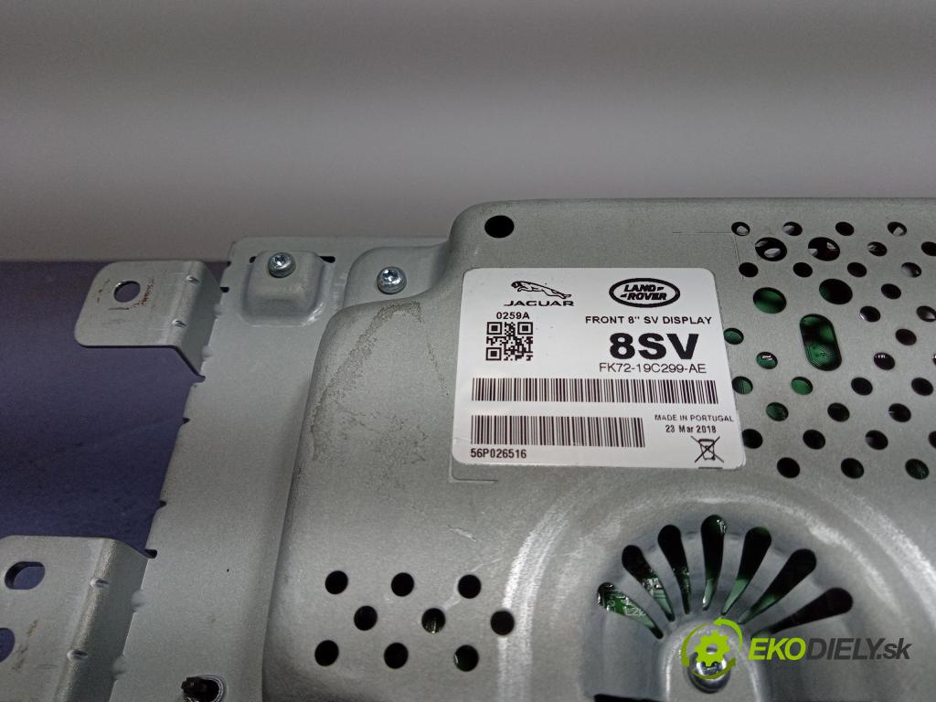 Jaguar Xf 2020 displej Radio / GPS FK72-19C299-AE