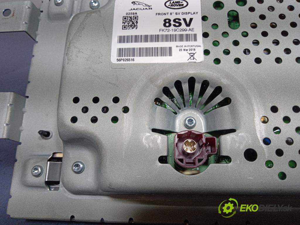 Jaguar Xf 2020 displej Radio / GPS FK72-19C299-AE