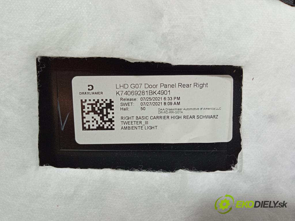 Bmw X7 0 Čalounictví: dvere zad Prava: 6036069