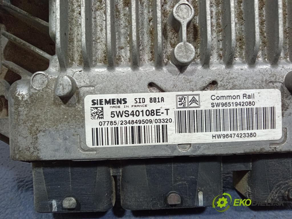 Citroen Berlingo 2.0 hdi 2003 řídící jednotka Motor: 9651942080