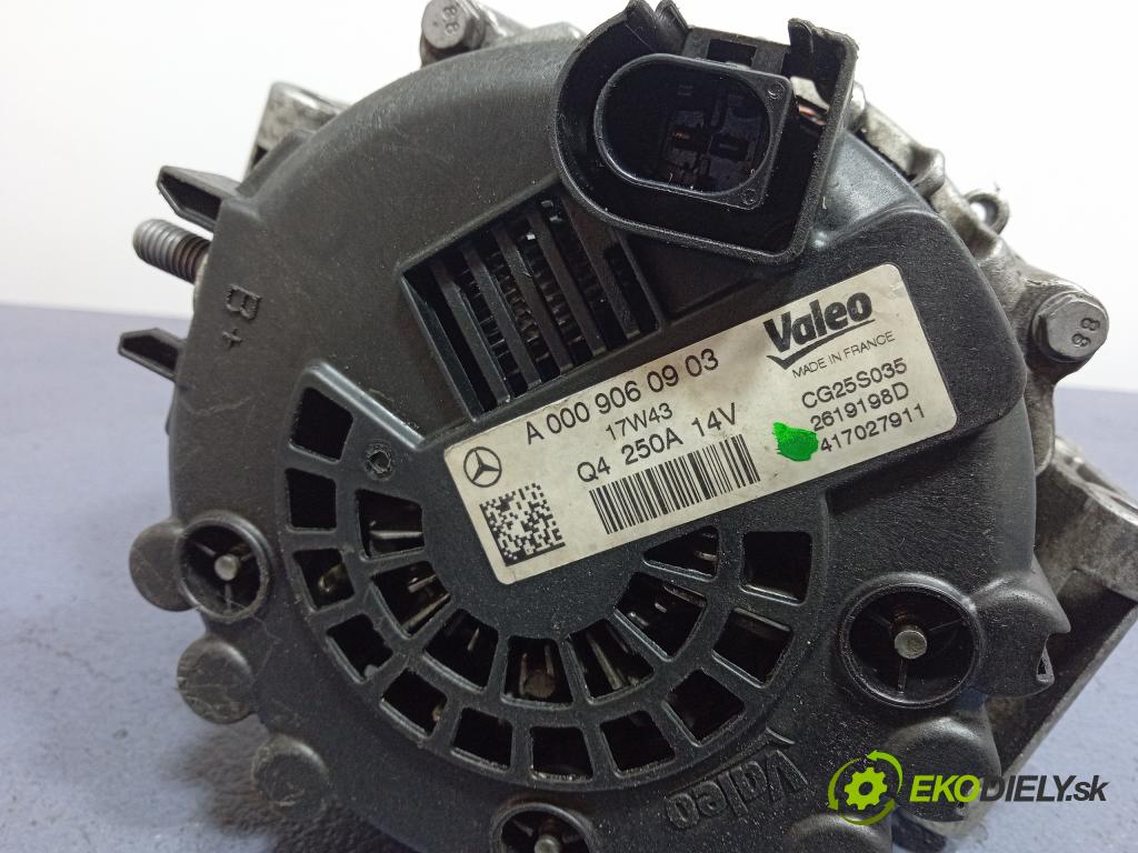 Mercedes GLS-Klasa 2017 Alternator A0009060903