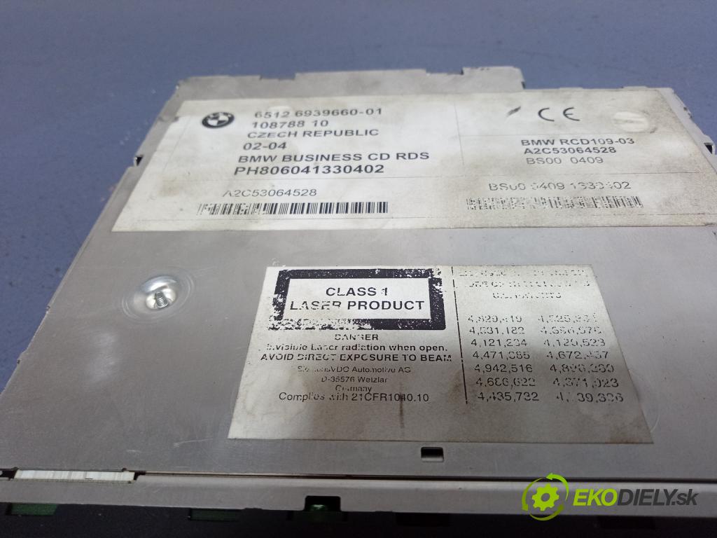 Bmw 320d 2004 Radio I Navigácia: 6939660