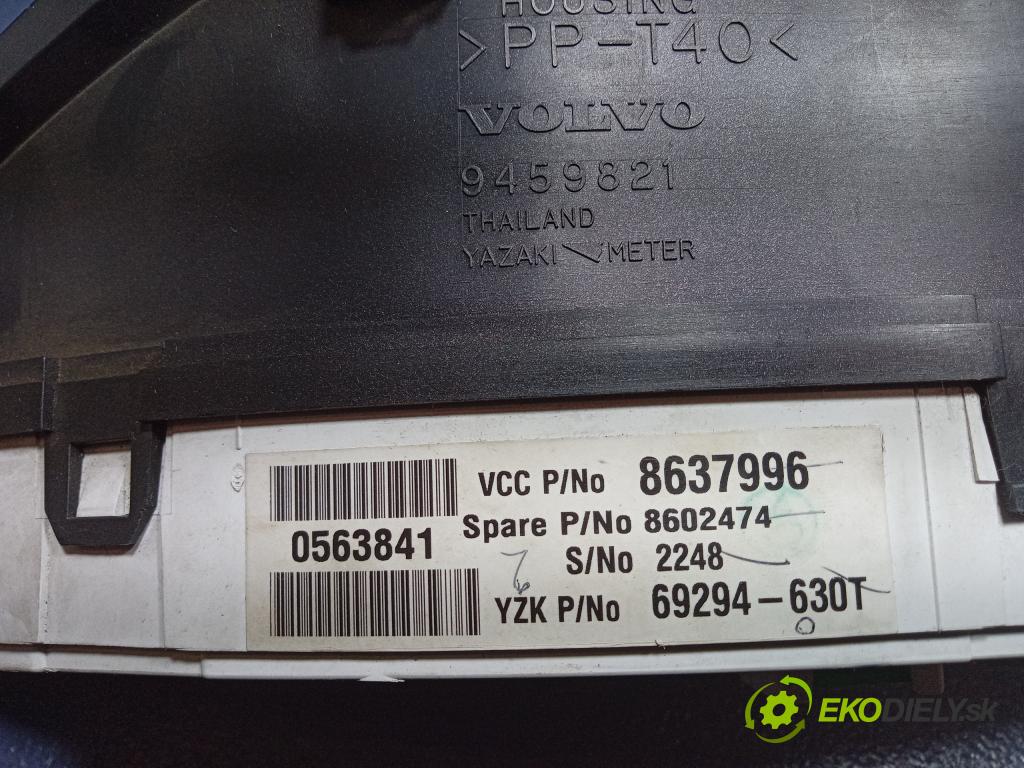 Volvo S80 2001 prístrojovka/ budíky 9459821