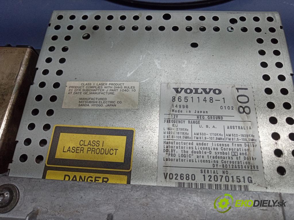 Volvo S80 2001 Radio I Navigácia: 8651148