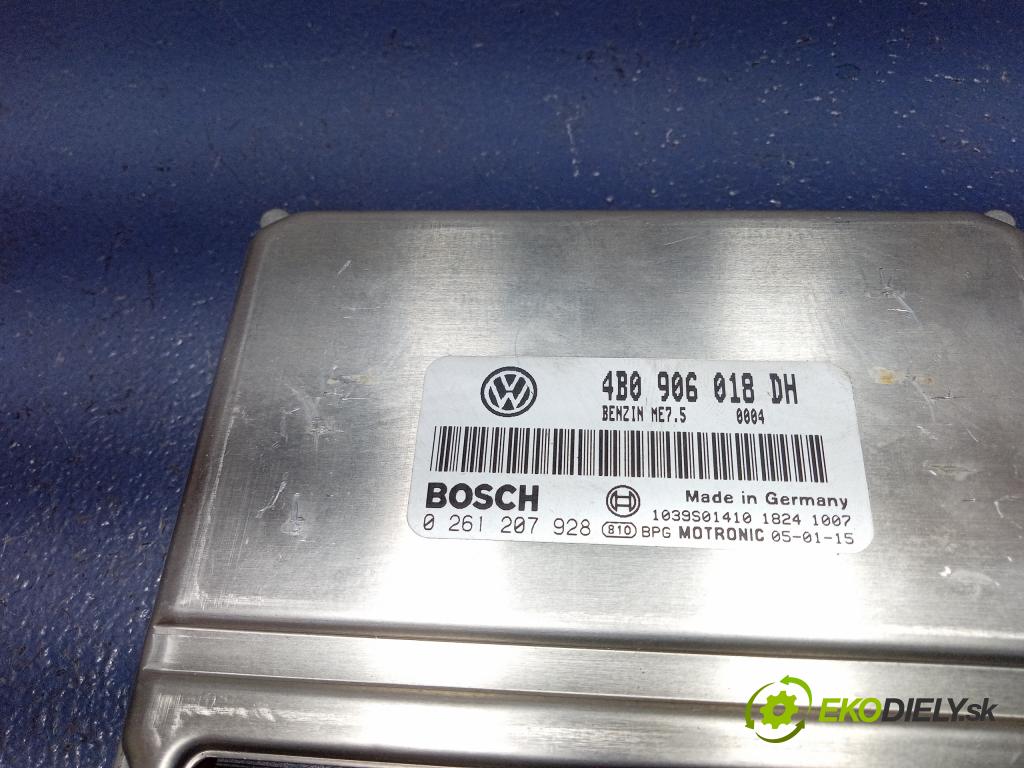 Volkswagen Passat 2005 řídící jednotka Motor: 4B0906018DH