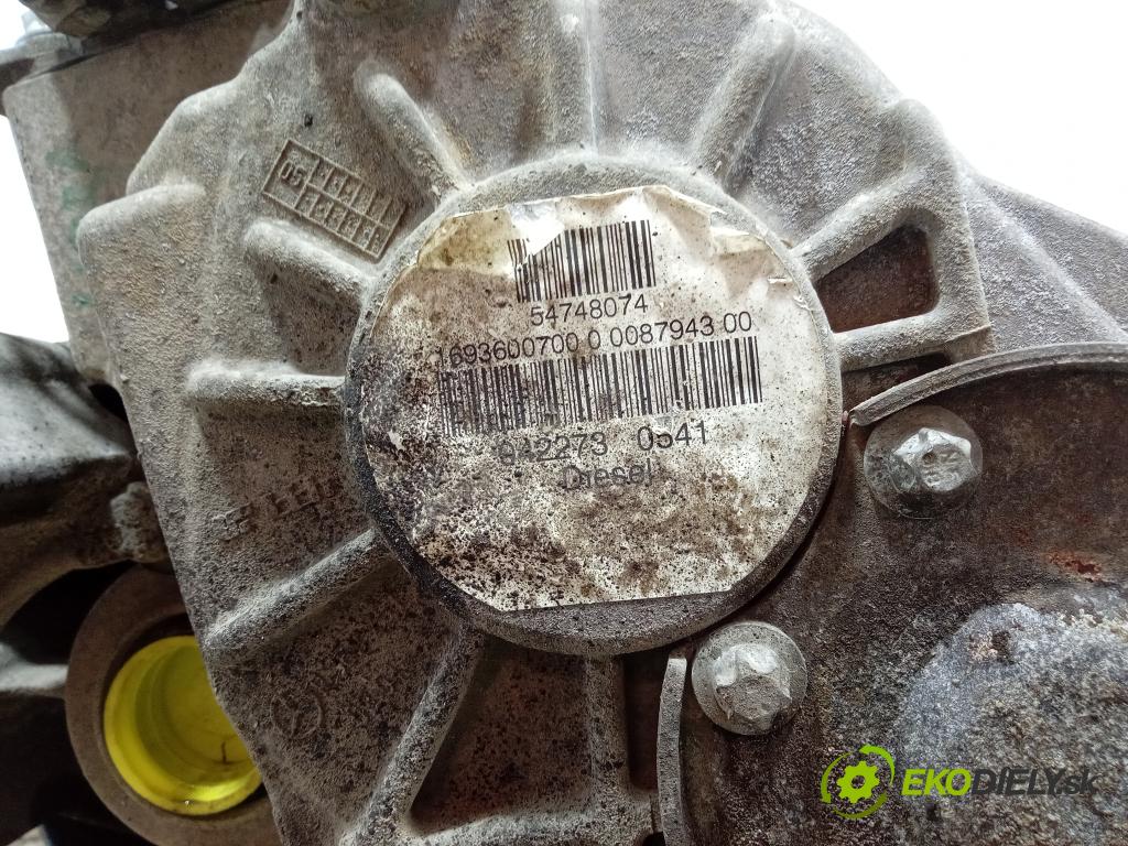 Mercedes A-klasa 2005 prevodovka Manualna R1692610301