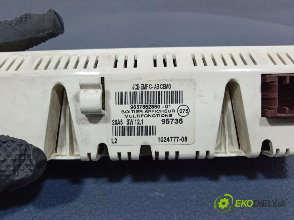 Citroen C5 2005 displej Radio / GPS 9657882880-01