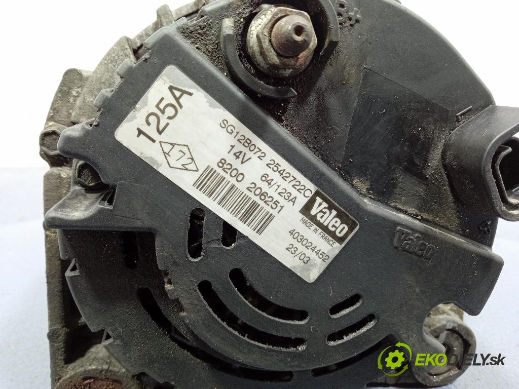 Opel Movano 2003 Alternator 8200206251