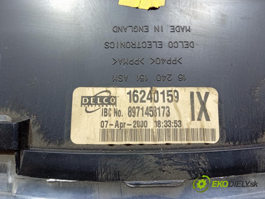 Opel Frontera 2000 prístrojovka/ budíky 16240159