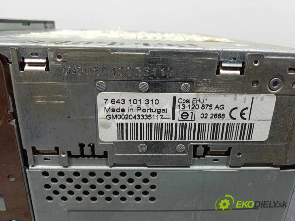 Opel Astra 2005 Radio I Navigácia: 13120875