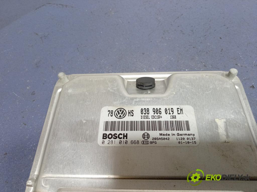 Vw Passat 2001 riadiaca jednotka Motor: 038906019EM