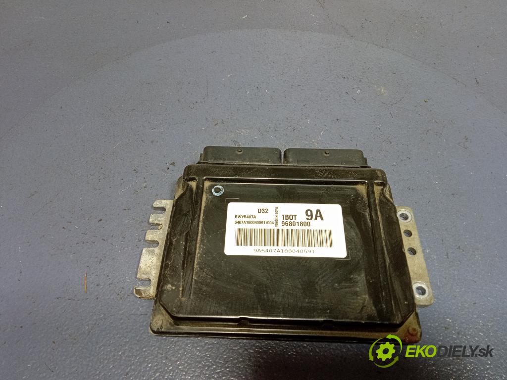 Chevrolet Matiz 2008 řídící jednotka Motor: 96801800