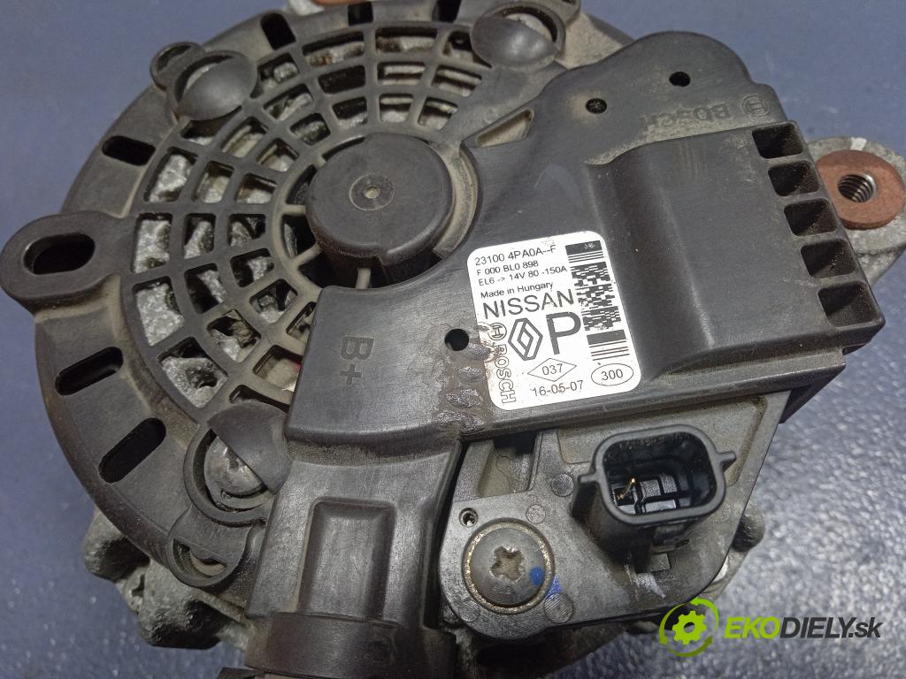 Renault Talisman 2016 Alternator 231004PA0A