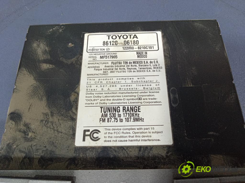 Toyota Camry 2007 Radio I Navigácia: 86120-06180