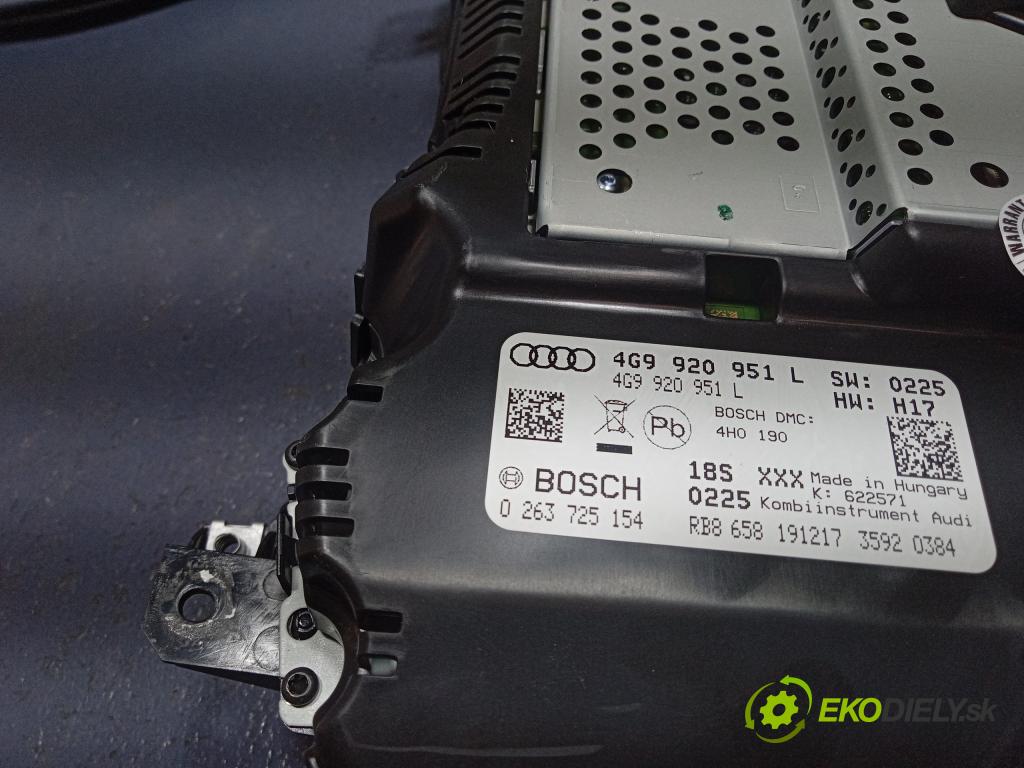 Audi A6 2018 prístrojovka/ budíky 4G9920951L