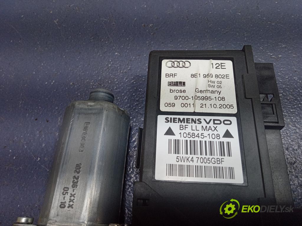 Audi A4 2005 mechanismus stahování Sklenka: před v pravo: 8E1959802E