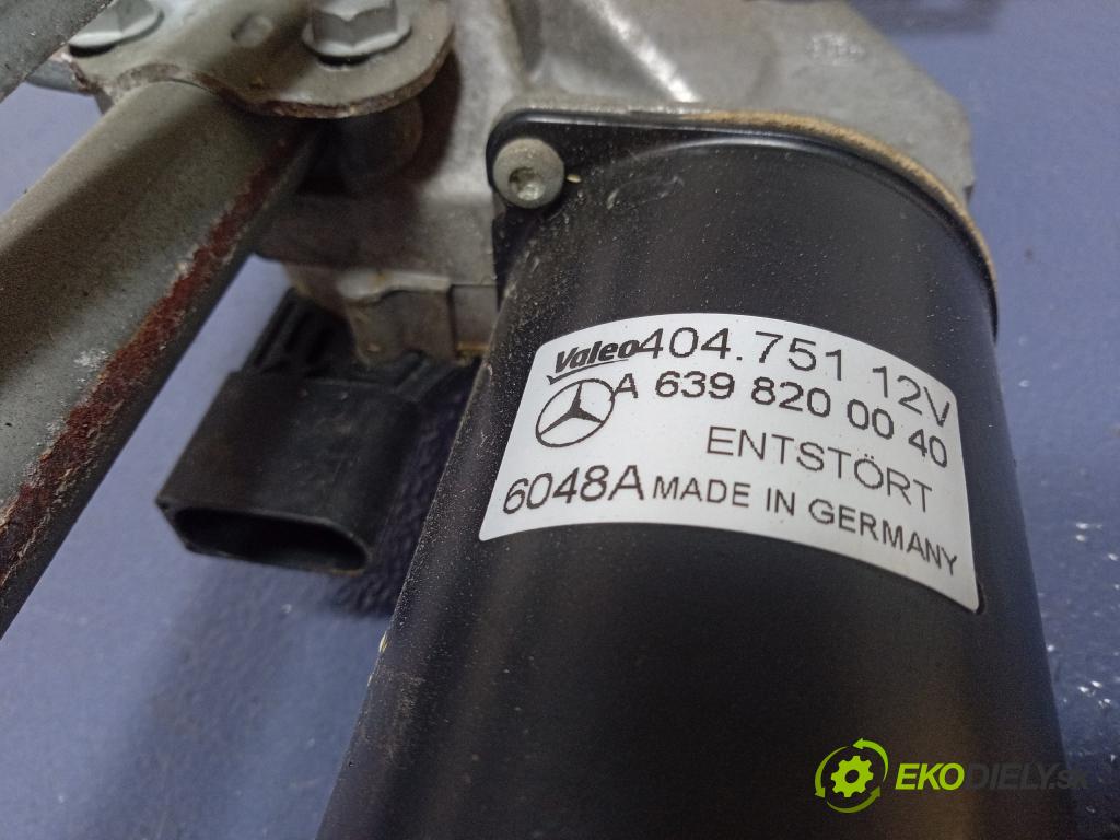 Mercedes Vito 2004 mechanismus motorek Stěrače: před A6398200040