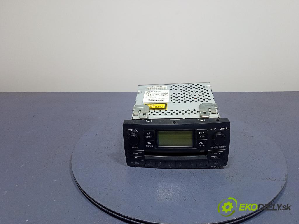 Toyota Corolla 2006 Radio I Navigácia: 86120-02380
