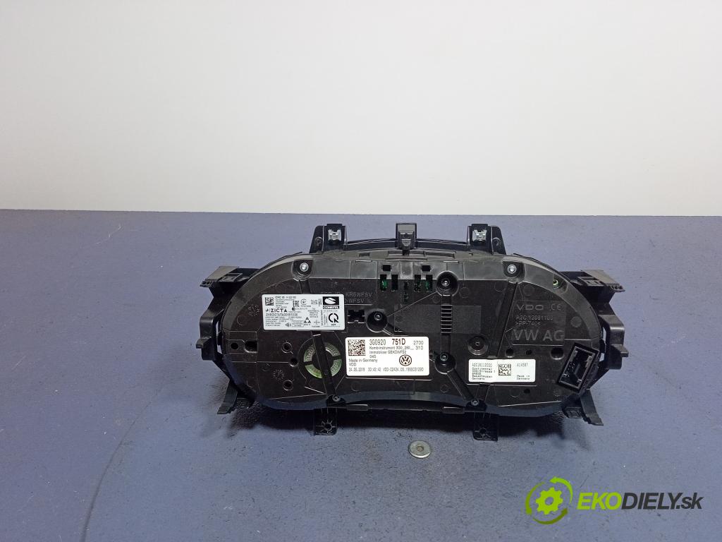 Vw Passat 2019 Přístrojová deska 3G0920751D