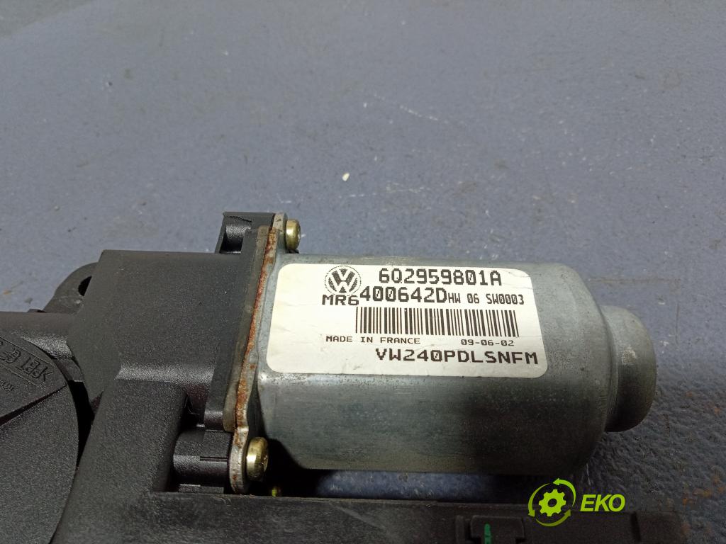Volkswagen Polo 2002 mechanismus stahování Sklenka: před v pravo: 6Q2959801A