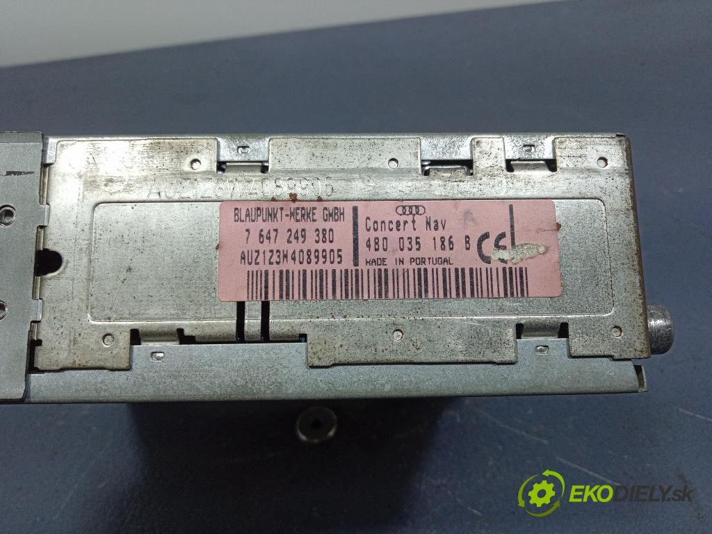 Audi A4 2000 Radio I Navigácia: 4B0035186B