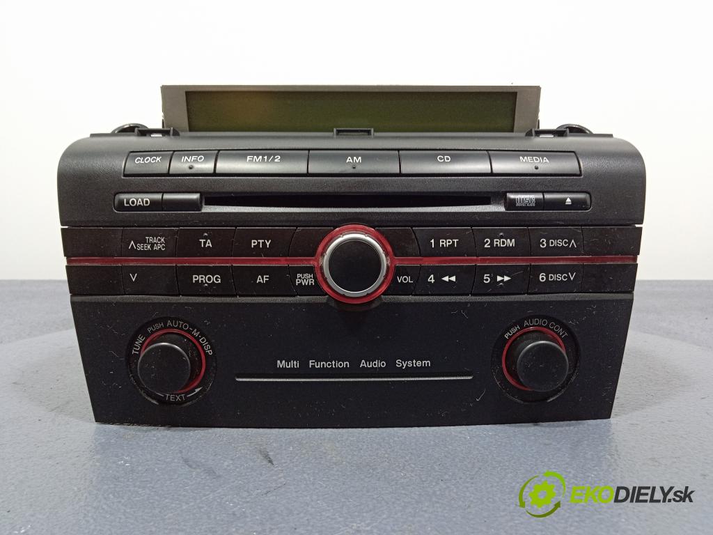 Mazda 3 2005 Radio I Navigácia: BR2B66AR0