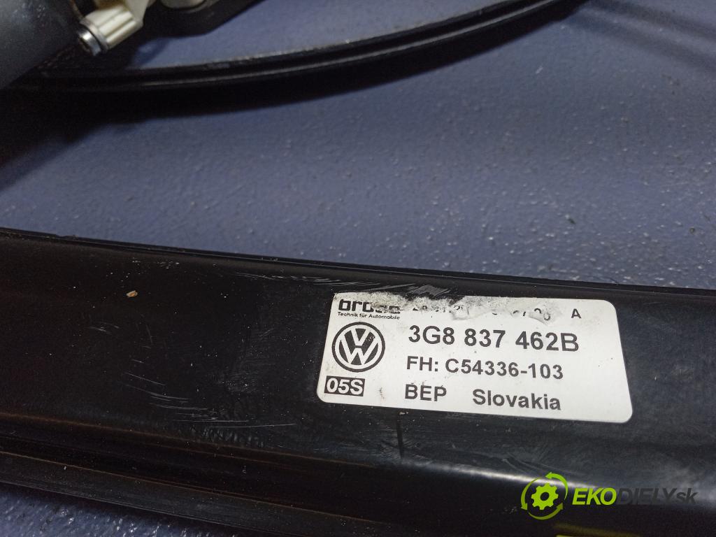 Vw Arteon 2020 mechanismus stahování Sklenka: před v pravo: 3G8837462B