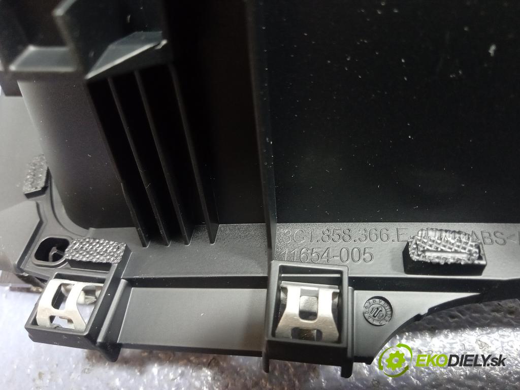 Vw Arteon 2020 lišta Dekoratívne: Vnútri: 3G1858366E