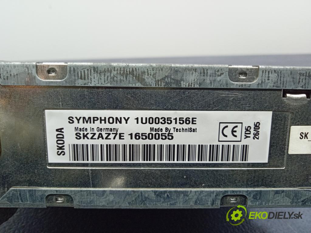 Skoda Superb 2005 Radio I Navigácia: 1U0035156E