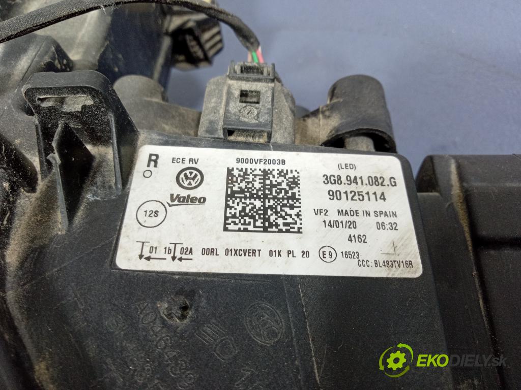 Vw Arteon 2020 Reflektor: v pravo: 3G8941082G