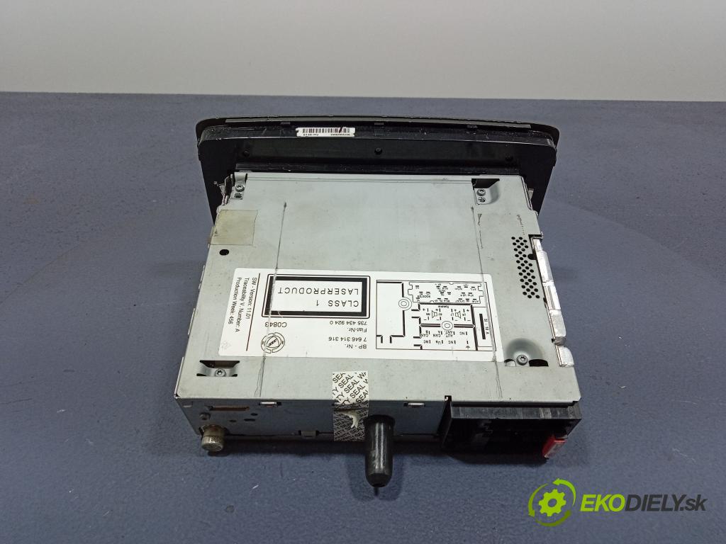 Fiat Panda 2006 Radio I Navigácia: 7646314316