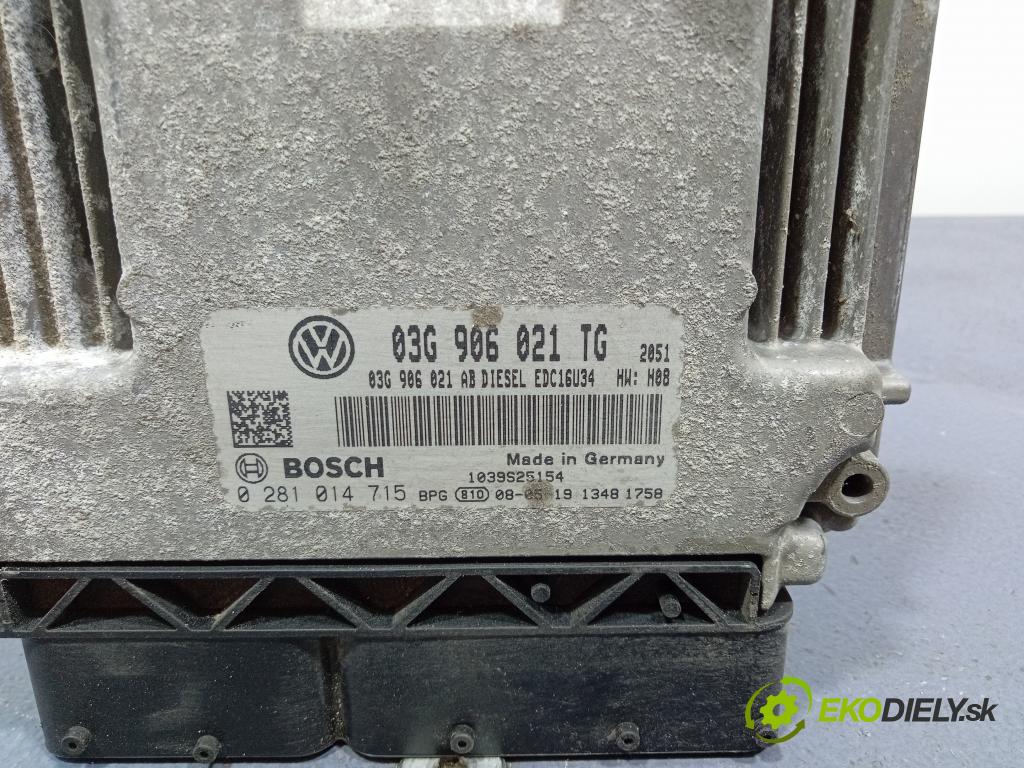 Skoda Octavia 2008 řídící jednotka Motor: 03G906021TG