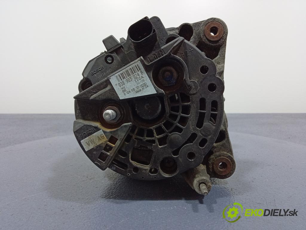 Vw Transporter 2006 Alternator 038903024F