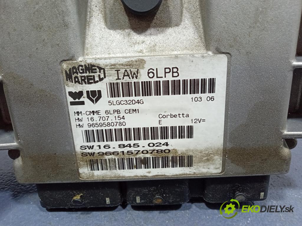 Citroen C5 2006 řídící jednotka Motor: 9661570780