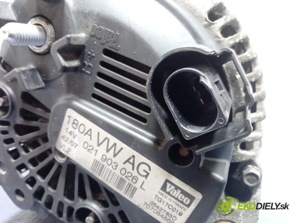 Vw Passat 2007 Alternator 021903026L