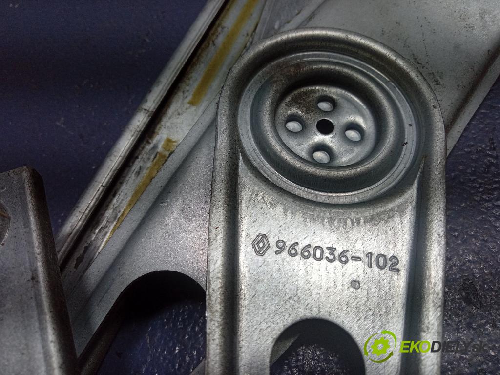 Renault Scenic 2009 mechanismus stahování Sklenka: před Levý: 966036-102