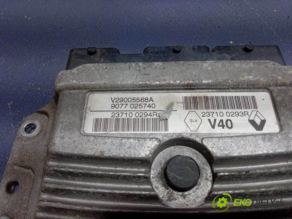 Renault Scenic 2009 řídící jednotka Motor: 237100293R