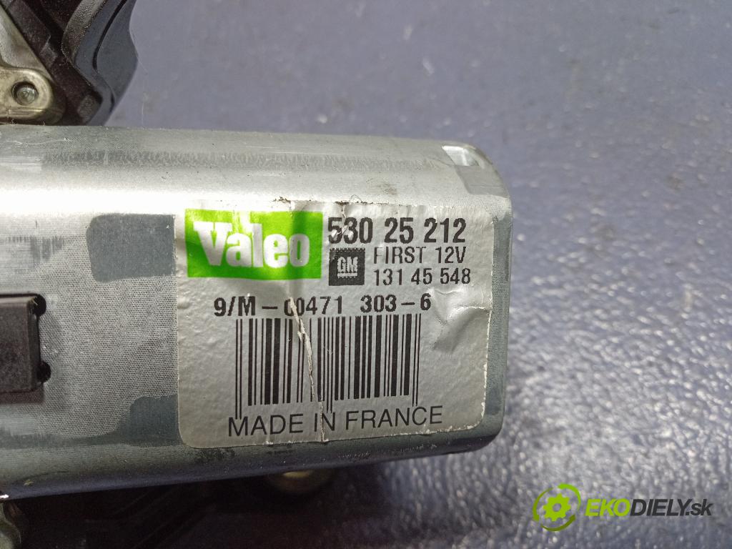 Opel Zafira 2006 motorek Stěrače: Zad: 53025212
