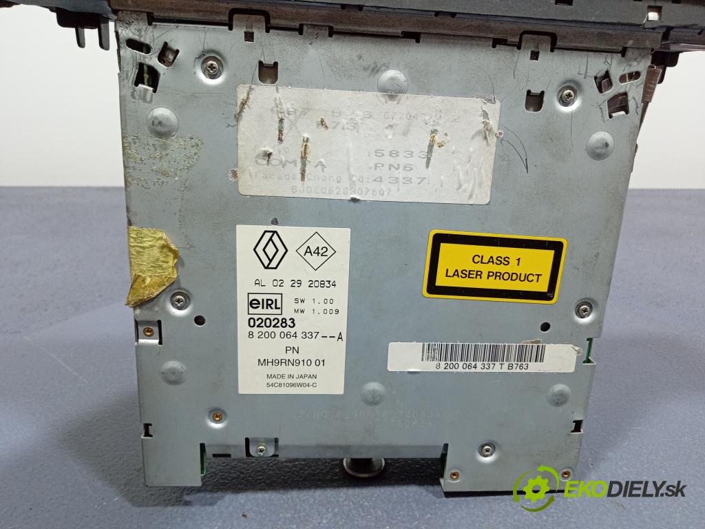 Renault Vel satis 2003 Radio I Navigácia: 8200064337