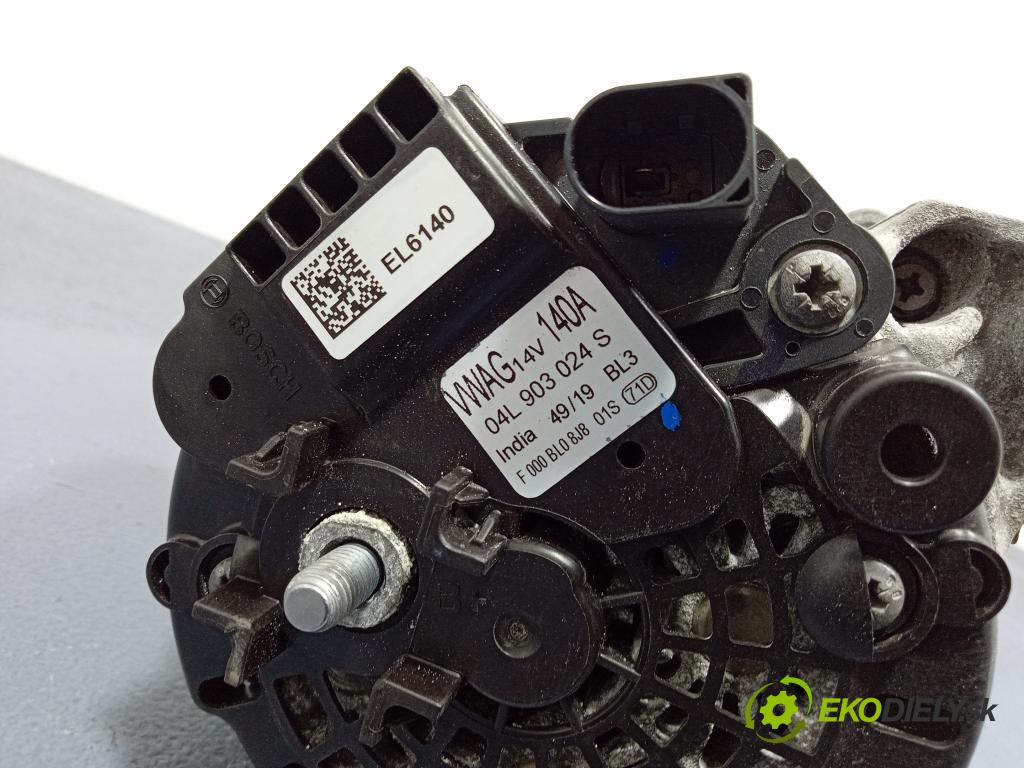 Skoda Scala 2020 Alternator 04L903024S