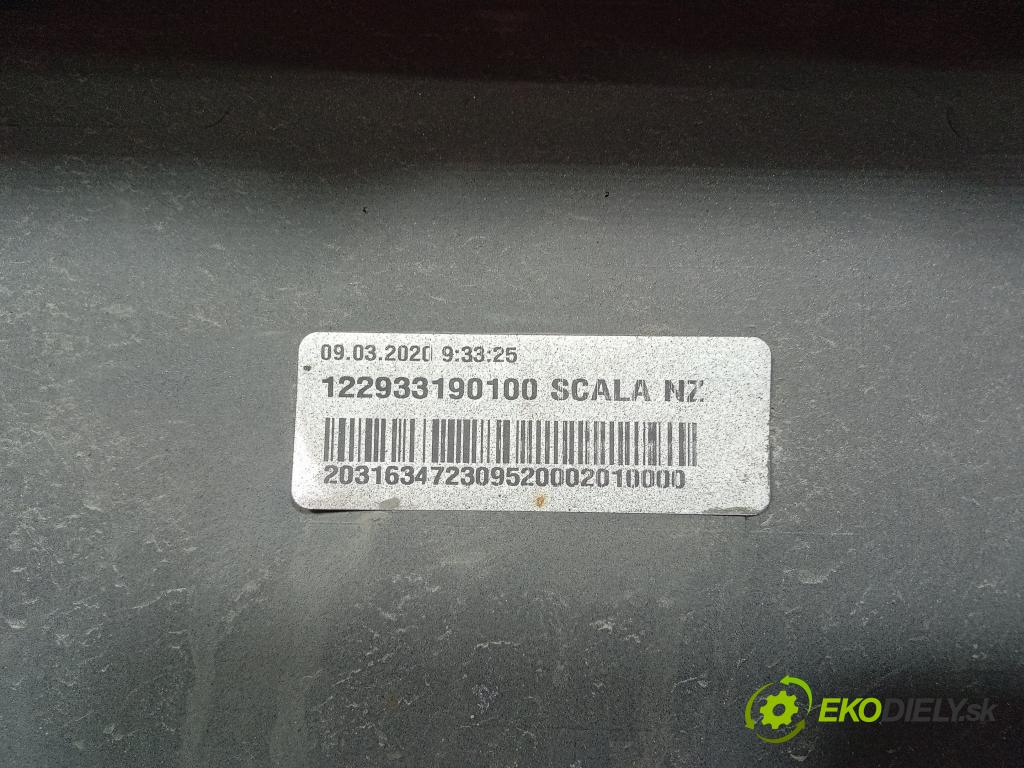 Skoda Scala 2020 nárazník Zad: 01