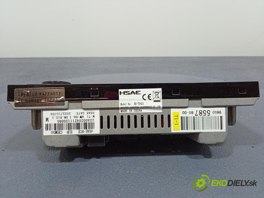 Opel Corsa 2023 displej Radio / GPS 9850558780