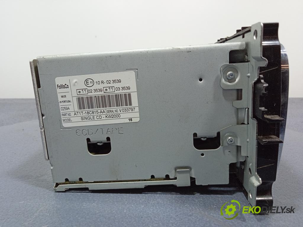 Ford Transit connect 2010 Radio I Navigácia: AT1T-18C815-AA