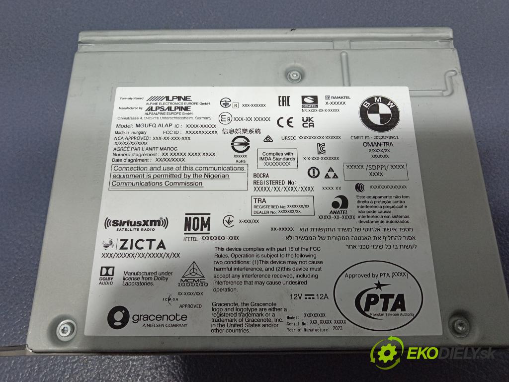 Bmw Seria 1 2023 Radio I Navigácia: 5A8F4C7