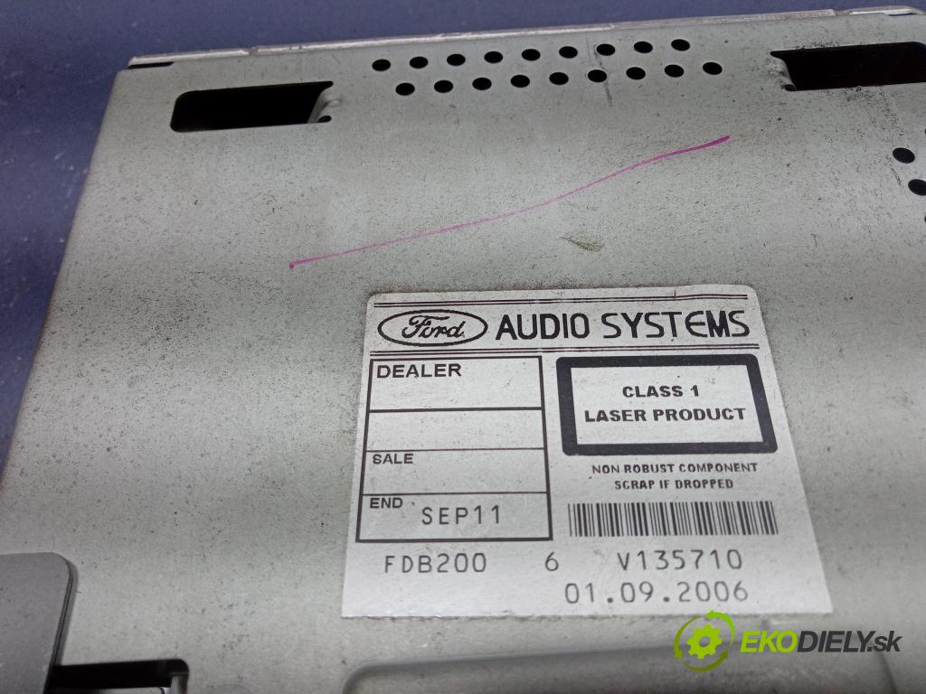 Ford Focus 2006 Radio I Navigácia: 6S61-18C815-AG